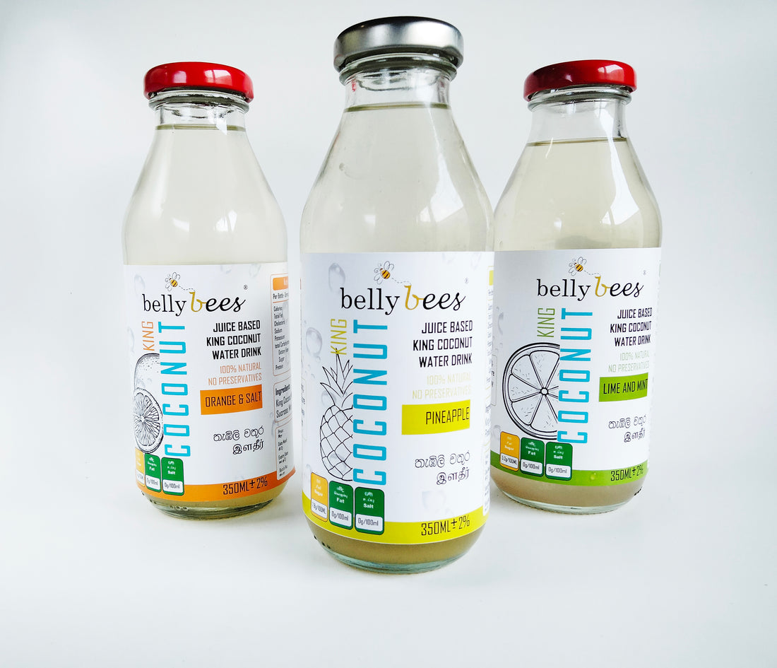 Bellybees Launches 100% Natural King Coconut Water
